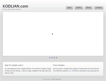 Tablet Screenshot of kodlian.com